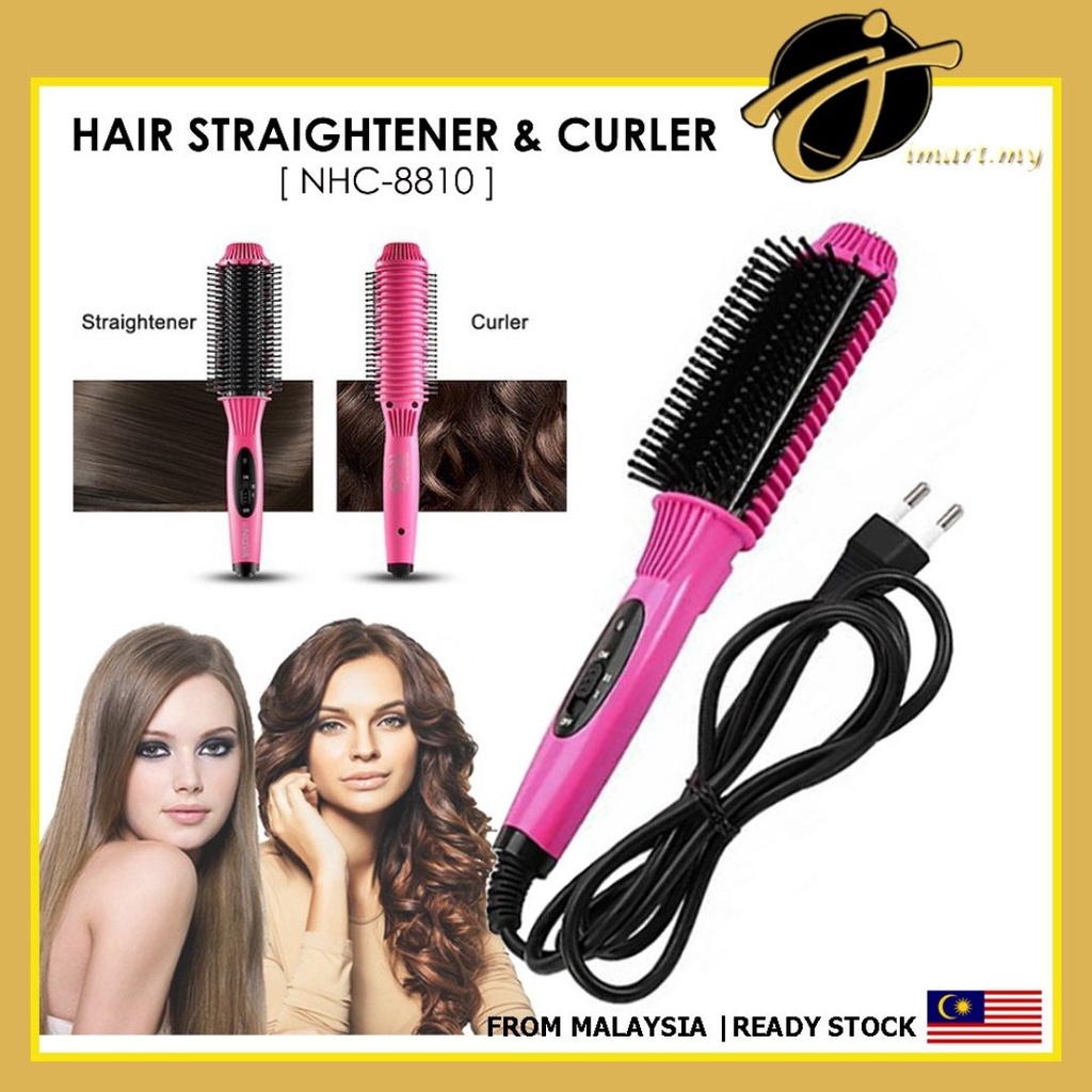 Dual hair straightener and curler best sale