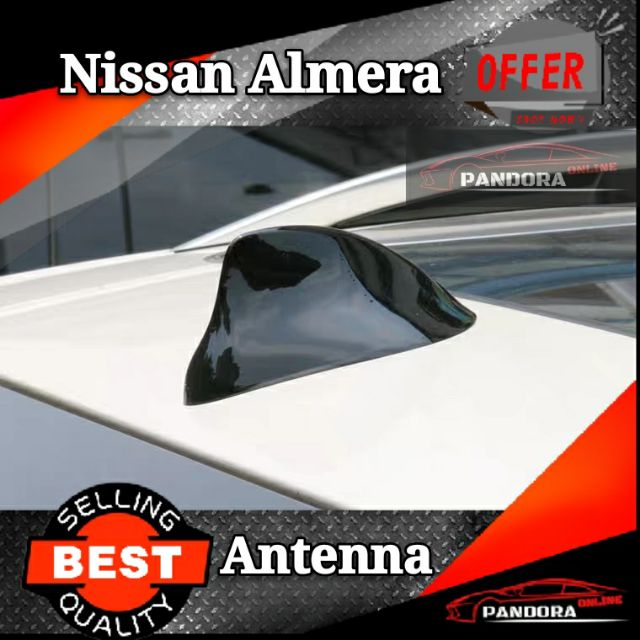 Black SHARK FIN Antenna FOR NISSAN ALMERA