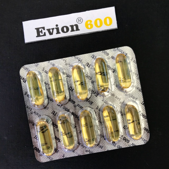 Evion vitamin E capsules (600mg) Shopee Malaysia