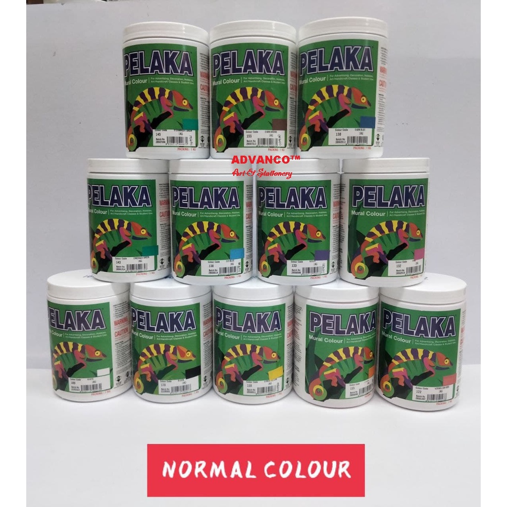 PELAKA POSTER COLOUR PAINT | CAT MURAL COLOUR (1KG) READY STOCK ...