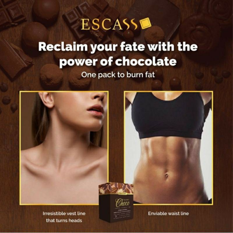【100% ORIGINAL】ESCASSO CLASSIC CHOCO 巧克力十倍燃脂瘦身饮 ( 1 SACHET ) | Shopee ...