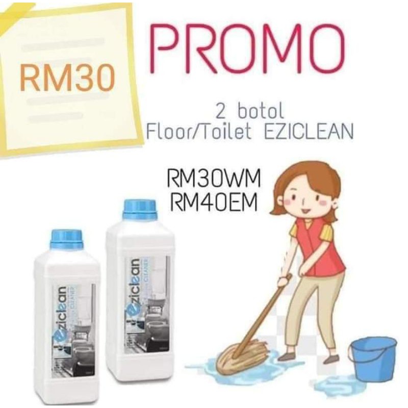 PROMOSI HEBAT EZICLEAN FLOOR & TOILET | Shopee Malaysia