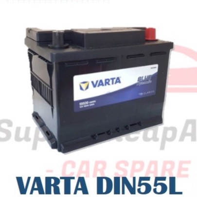 Varta Blue Dynamic LN2 55530 DIN55 DIN55L Maintenance Free Car
