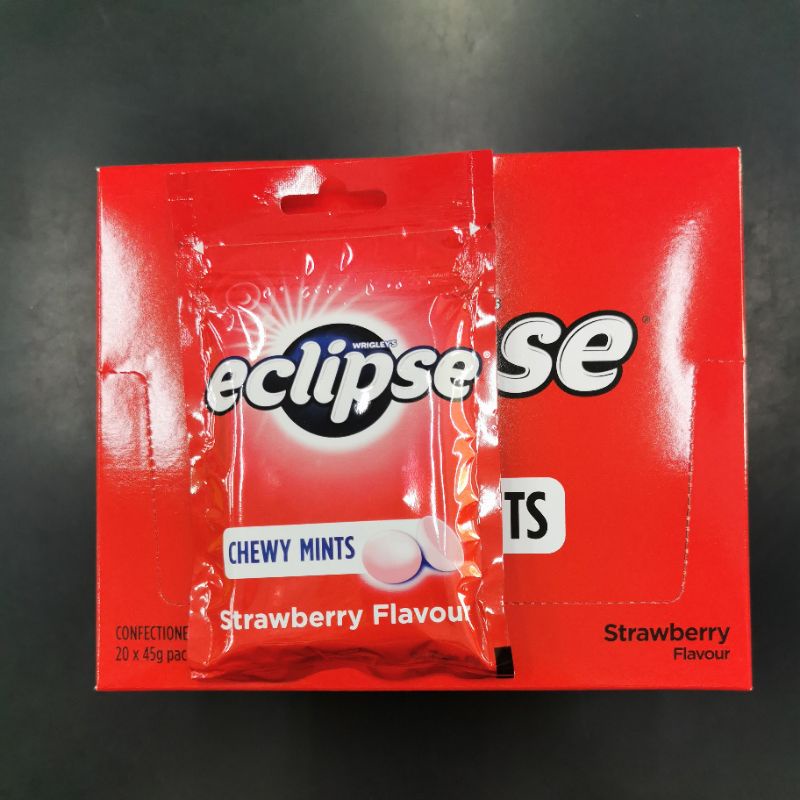 [WHOLESALE SPECIAL] WRIGLEY'S ECLIPSE CHEWY MINTS 20PACKS OUTER BOX
