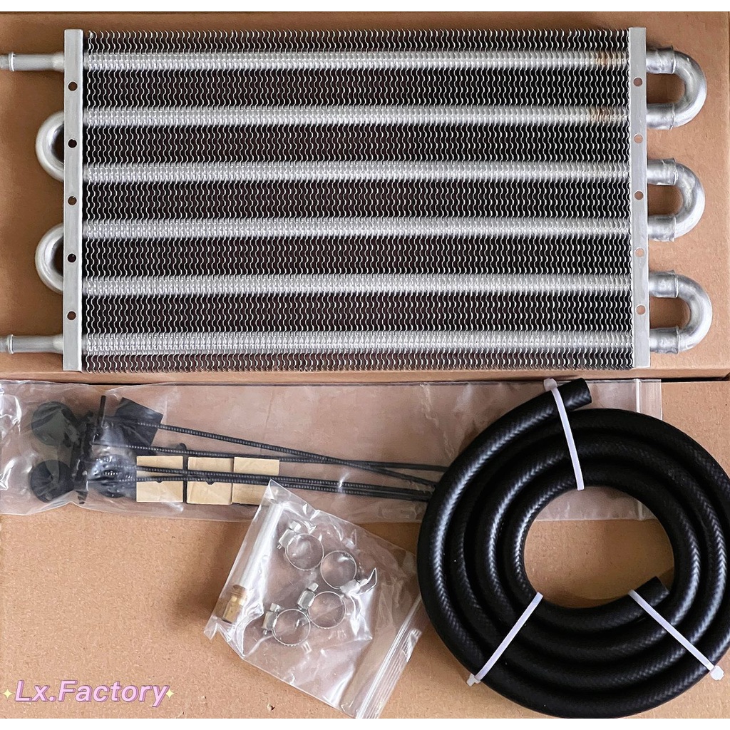 Universal Transmission Fluid Cooler Atf Auto Gear Oil Cooler 4 / 6 / 8