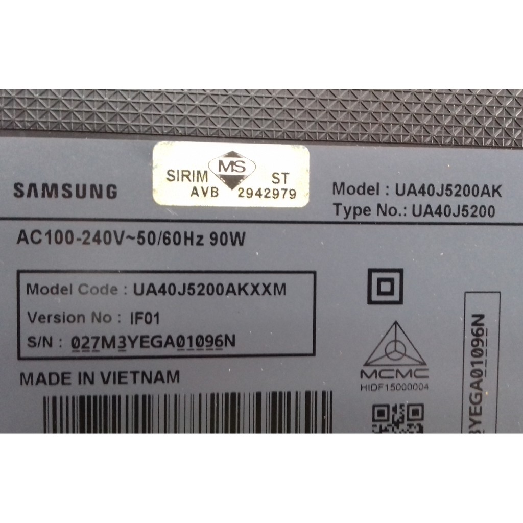 (BD241) SAMSUNG UA40J5200AK LED TV SPARE PARTS Shopee Malaysia
