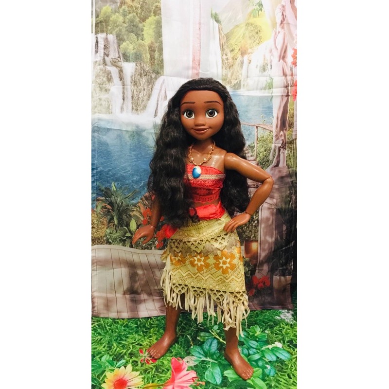 Display playdate Big Moana 81.2cm tall original Disney my size doll Arms and legs articulated Shopee Malaysia