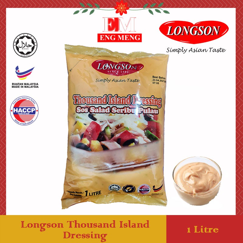 Longson Thousand Island Dressing 1Litre Longson 千层沙拉酱 1Litre Longson ...