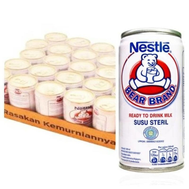 NESTLE SUSU STERIL BERUANG DARI INDONESIA (189ml) | Shopee Malaysia