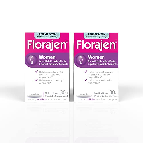 Florajen Refrigerated Probiotics for Women, 15 Billion 100% ORIGINAL ...