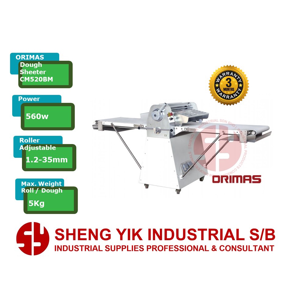 SYI ORIMAS Dough Sheeter CM520BM CM520AM Bakery Dough Puff Pizza