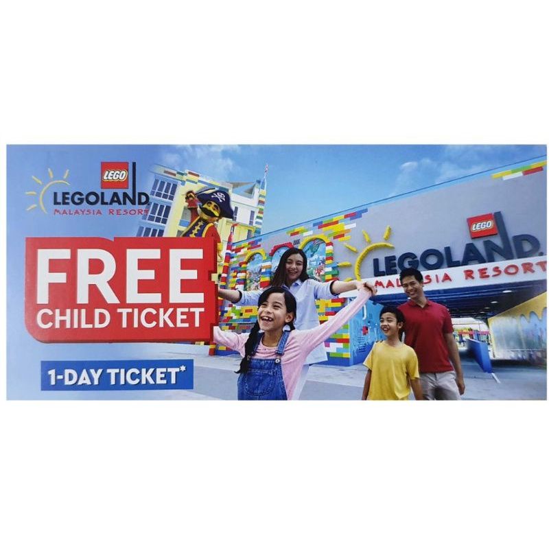LEGOLAND VOUCHER FREE KIDS TICKET - 1 DAY PASS (PLEASE READ T&amp;C ...