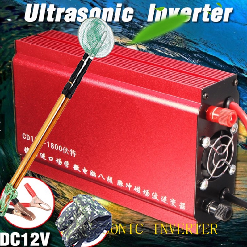 68000W High Power Ultrasonic Inverter, Electro Fisher Fishing Machine Fish  Stunner DC 12V