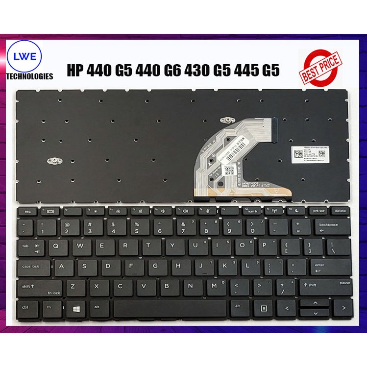 HP 440 G6 430 G5 445 G6 HSNQ04C HSNQ06C Q08C LAPTOP KEYBOARDTYPE (B