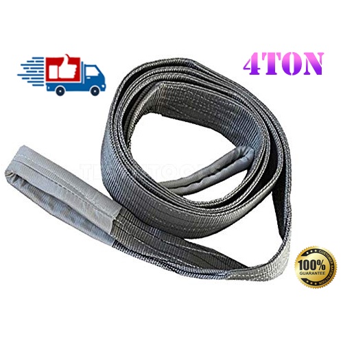 4 Ton POLYWEB 2 Ply Polyester Webbing Lifting Sling Belt / Tali Angkat ...