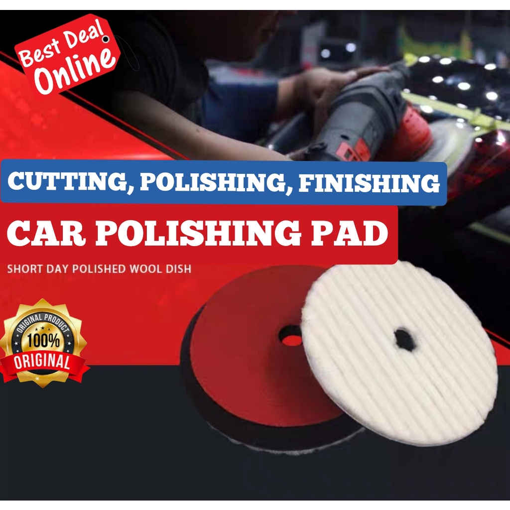 Car Polishing Pad Waxing Pad Buffing Pad Flat Wave Sponge. Compound