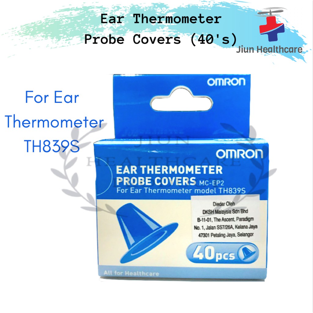 Omron Ear Thermometer Probe Covers TH839S, 40pcs, Omron