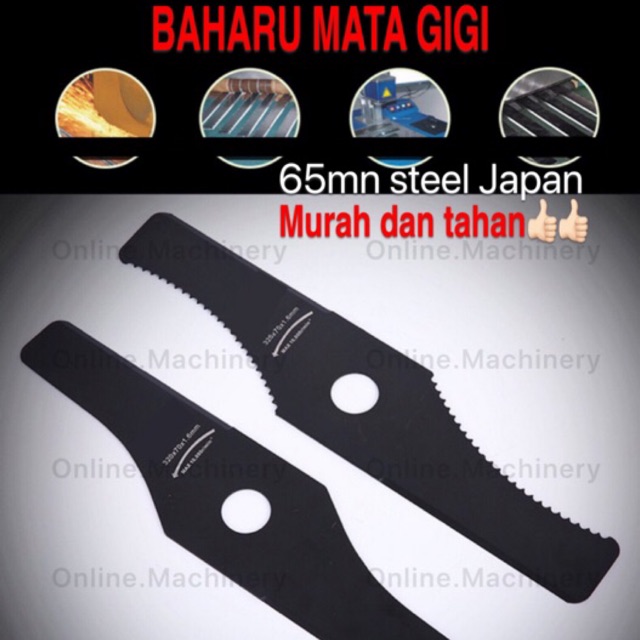 Yasen Cutter blade 65mn steel japan (made in Taiwan ) brush cutter mata ...