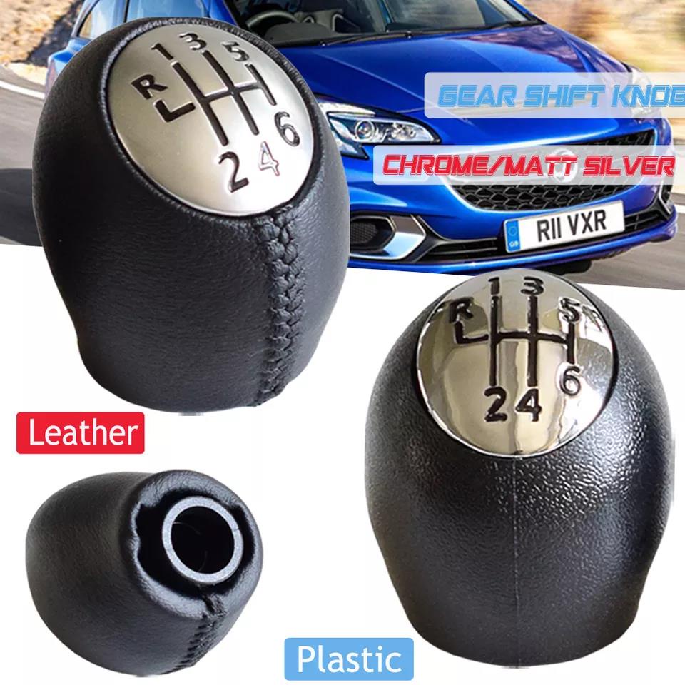 Plastic Chrome 6 Speed Gear Shift Knob Headball For Opel Vauxhall ...