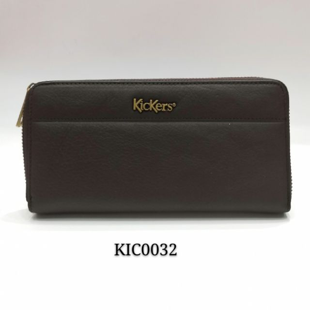 KIC0032 Kickers Genuine Leather Zipper Wallet Shopee Malaysia