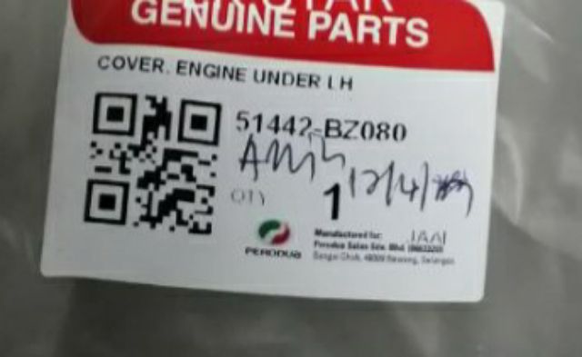 PERODUA BEZZA ENGINE UNDER COVER | Shopee Malaysia