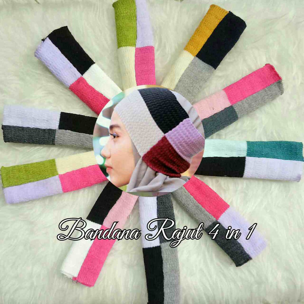 Knitted caps in 4 plain colors, 4 in 1 anti-dizziness inner stripes ...