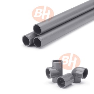 [ 1-3 FT /KAKI ]PVC Pipe Air PVC Kelabu PVC Water Pipe 1/2" 15MM 3/4 ...