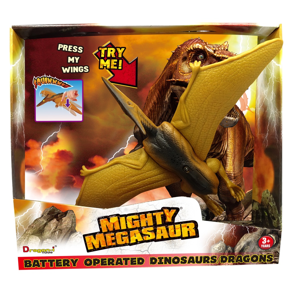 Mighty Megasaur Interactive Dinosaur 25Cm Assorted | Shopee Malaysia