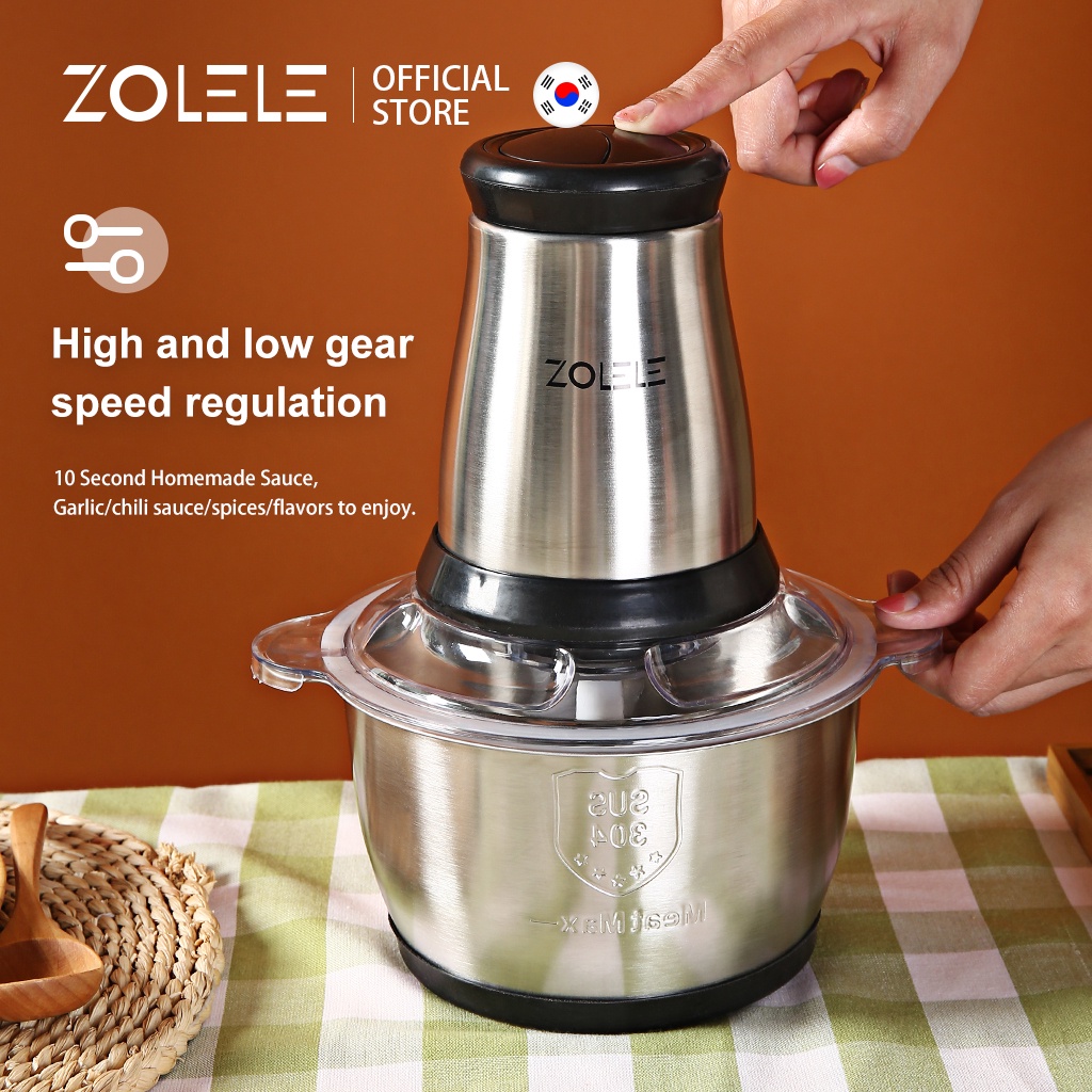 MURAH ! 2L Electrical Blender Mixer MIX FOOD Meat Grinder Chopper