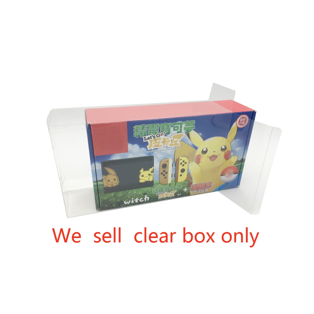 High quality Clear transparent box For Switch Pika chu Limited Edition ...