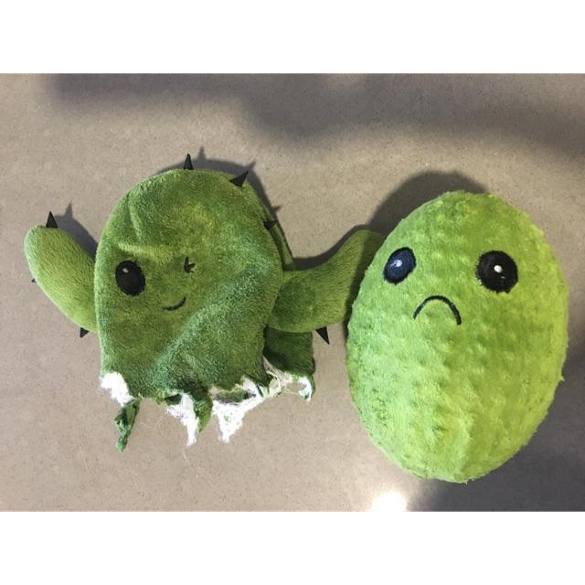 Squeaky BARK Surprise 2 in 1 Pineapple Cactus Plush Pet Dog Cat Soft Rubber Latex Ball Toy with Squeaker Sound Crinkle Shopee Malaysia