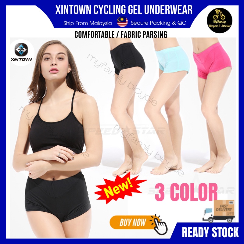 MFB Women Cycling Shorts Gel Pants Underwear Gel 3D Padded Pants Bicycle Bike Shopee Malaysia