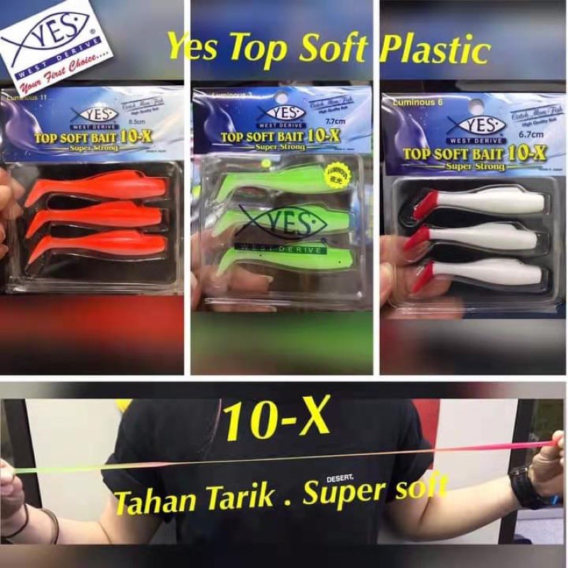 Yes Top Soft Plastic 10-X | Shopee Malaysia