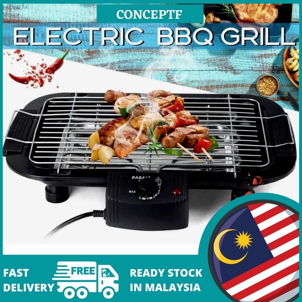 🔥READY STOCK🔥Electric Multi GrillSmokeless BBQ Detachable BBQ Pan