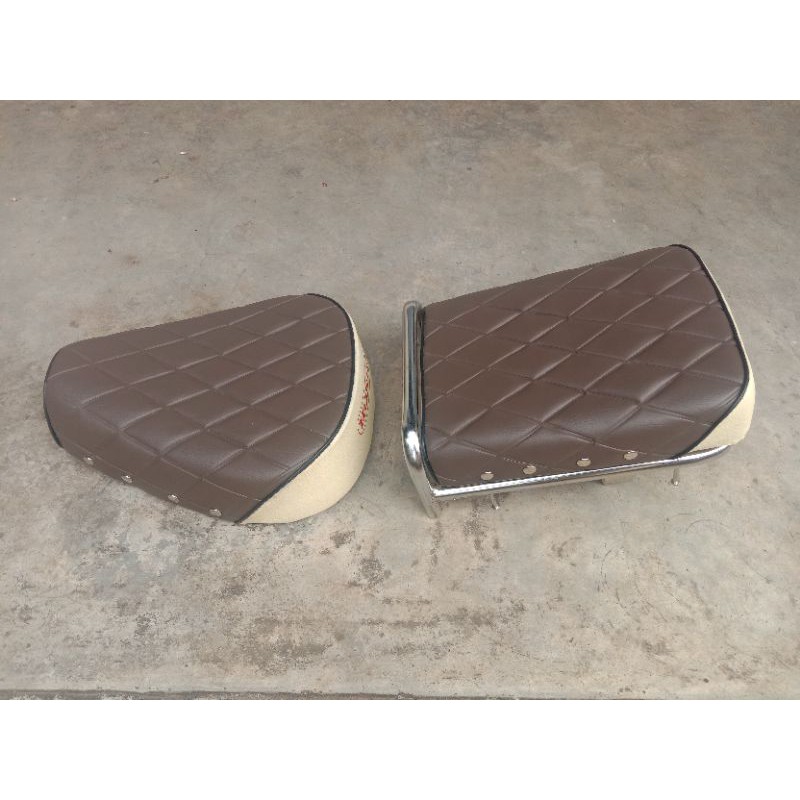 Honda C70 Seat Brown Separate set Of Seat Seats | Shopee Malaysia