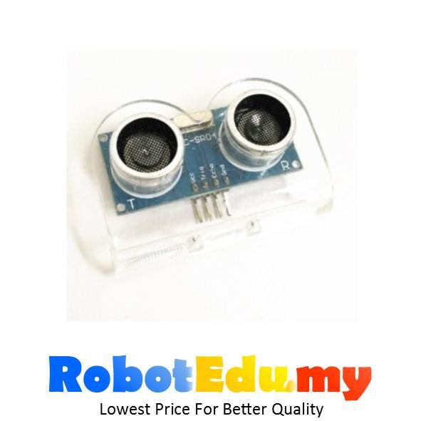 BRACKET ONLY for Ultrasonic Sensor HC-SR04 Bracket / Holder - Transparent - for Arduino