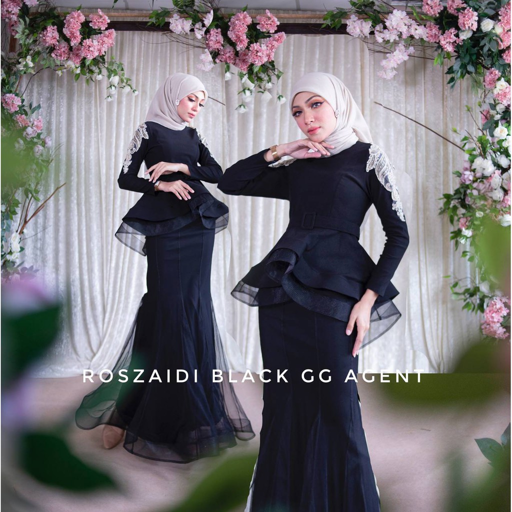 🆕 Kurung Peplum Exclusive ROSZAIDI : Baju Merisik Tunang Akad Nikah ...