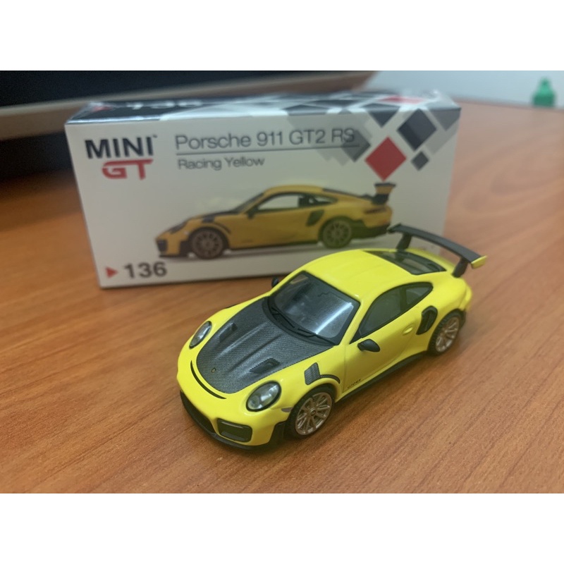 MINI GT No. 136 Porsche 911 GT2 RS Racing Yellow | Shopee Malaysia