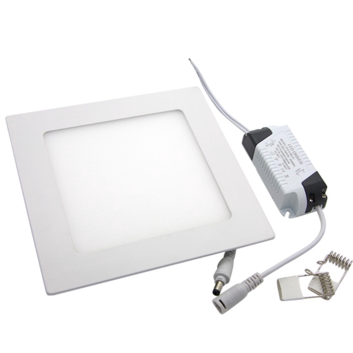 Led Panel Downlight Square LED Ceiling Recessed Light Daylight (18W ...