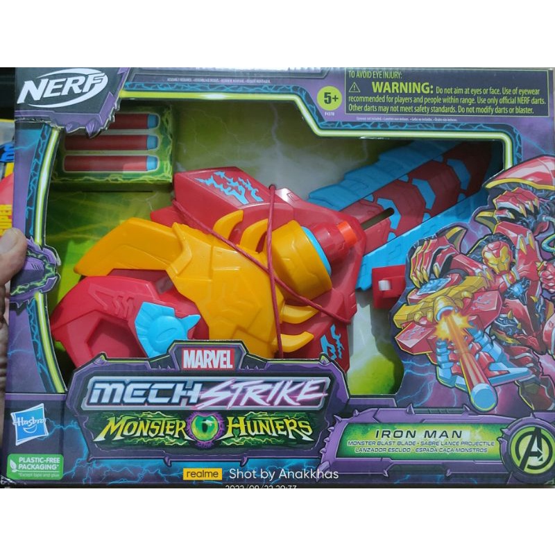 (STOCK CLEARING SALE) NERF MECH STRIKE MONSTER HUNTERS (NOS) | Shopee ...