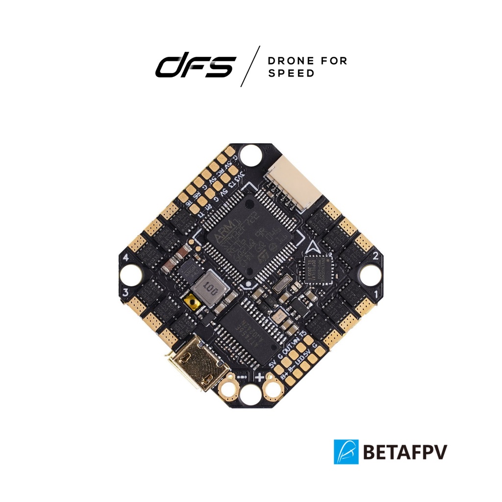 BetaFPV Toothpick F722 2 6S AIO Brushless Flight Controller 35A BLHeli S ICM Gyro