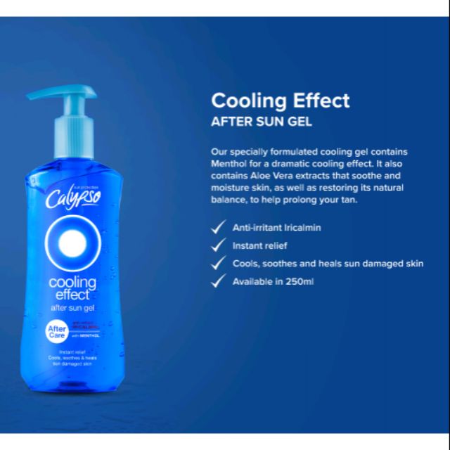 After Sun Cooling Gel (CAL94) Shopee Malaysia