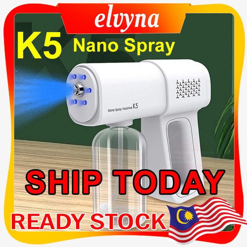 SHIP TODAY. Nano Spray Gun K5 Wireless Handheld Portable Disinfection ...