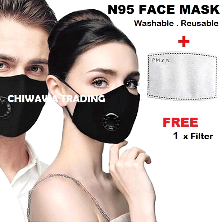 Pack Of 6 - Ultra Soft Washable Reusable Face Mask With Valve Price In - Foto 12
