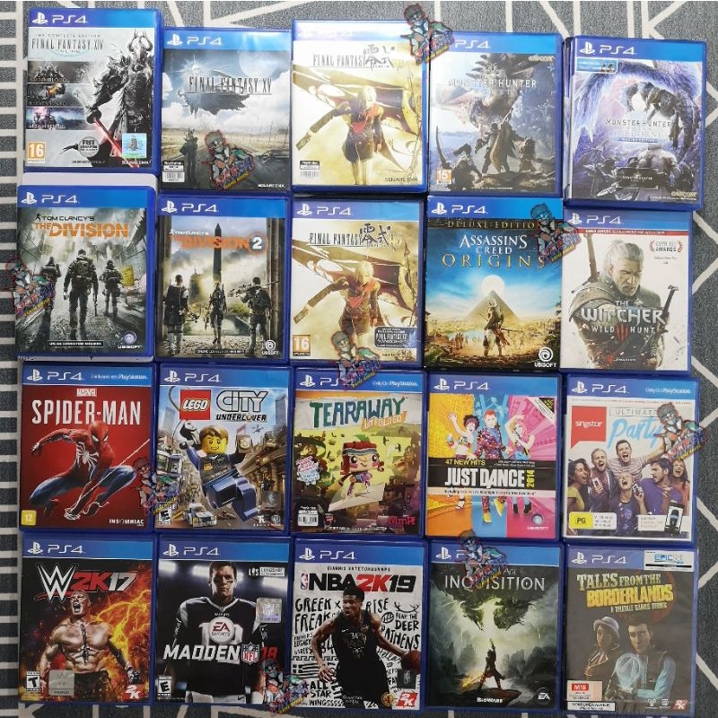 READY STOCK][PHYSICAL ORI DISC] [CHEAPEST]PS4 GAMES CD/DVD