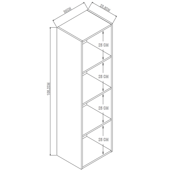 Rak Buku Murah Book Shelf Rack Dinding Bookshelf Cabinet Kayu Wall ...