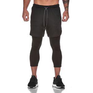 Compression Sports Leggings Tights Men Elastic Gym Fitness Pants