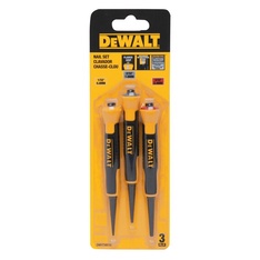 DEWALT DWHT58018 1/32", 2/32", 3/32" Bi-Material Nail Sets