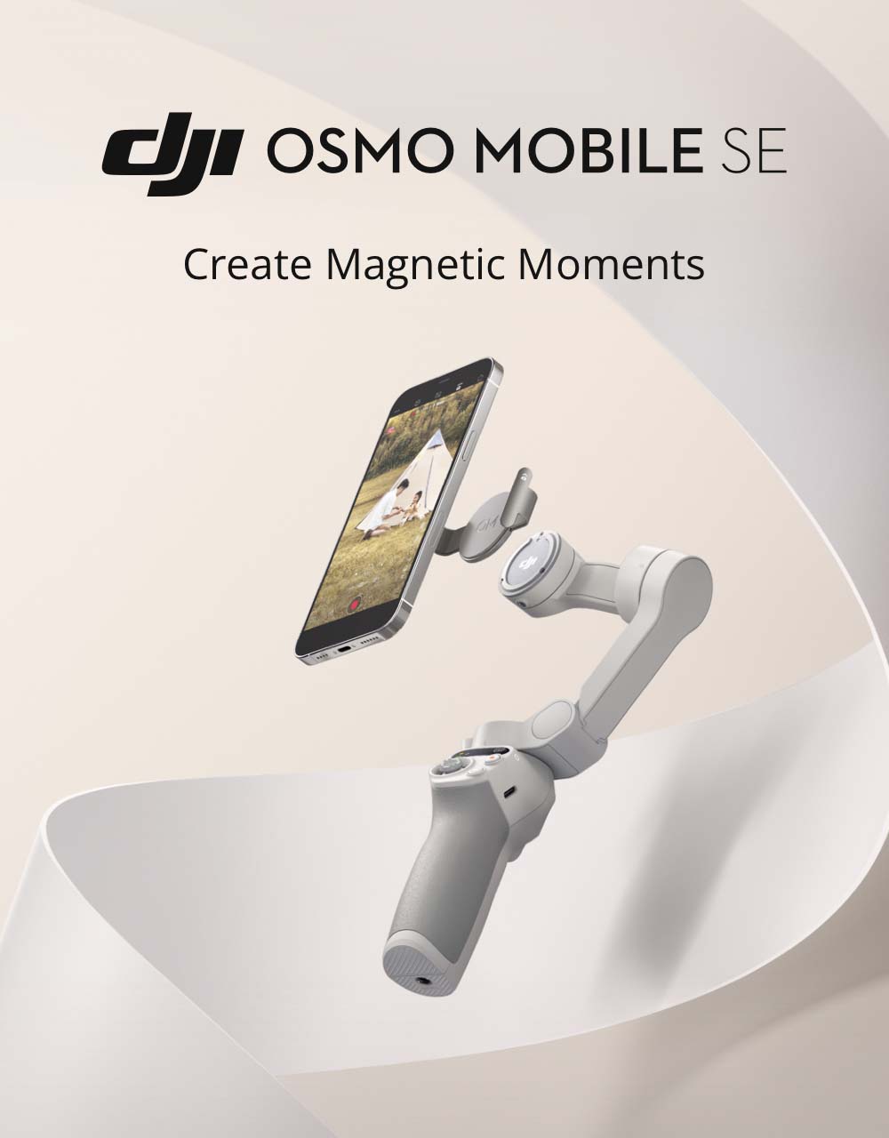 DJI Osmo Mobile SE - Foldable Smartphone Gimbal | Smooth 3-Axis