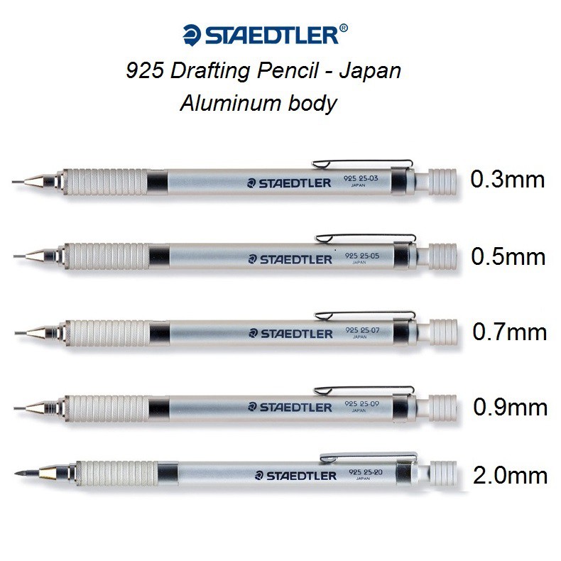 Staedtler 2.0mm Mechanical Pencil Silver Series (925 25-20)